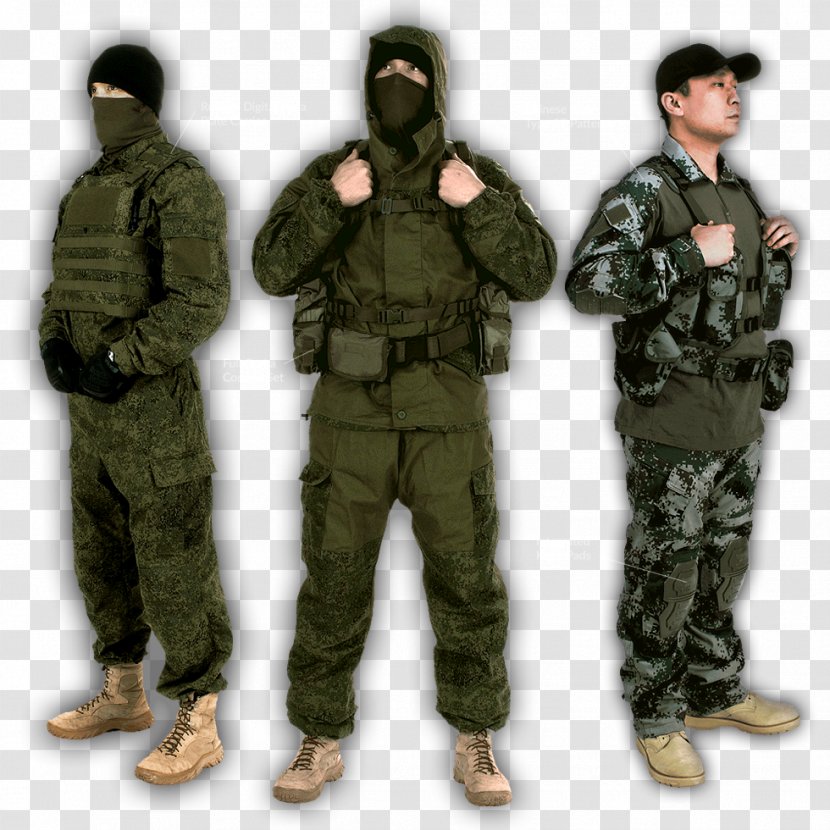 Russia Military Uniform Camouflage Army Transparent PNG