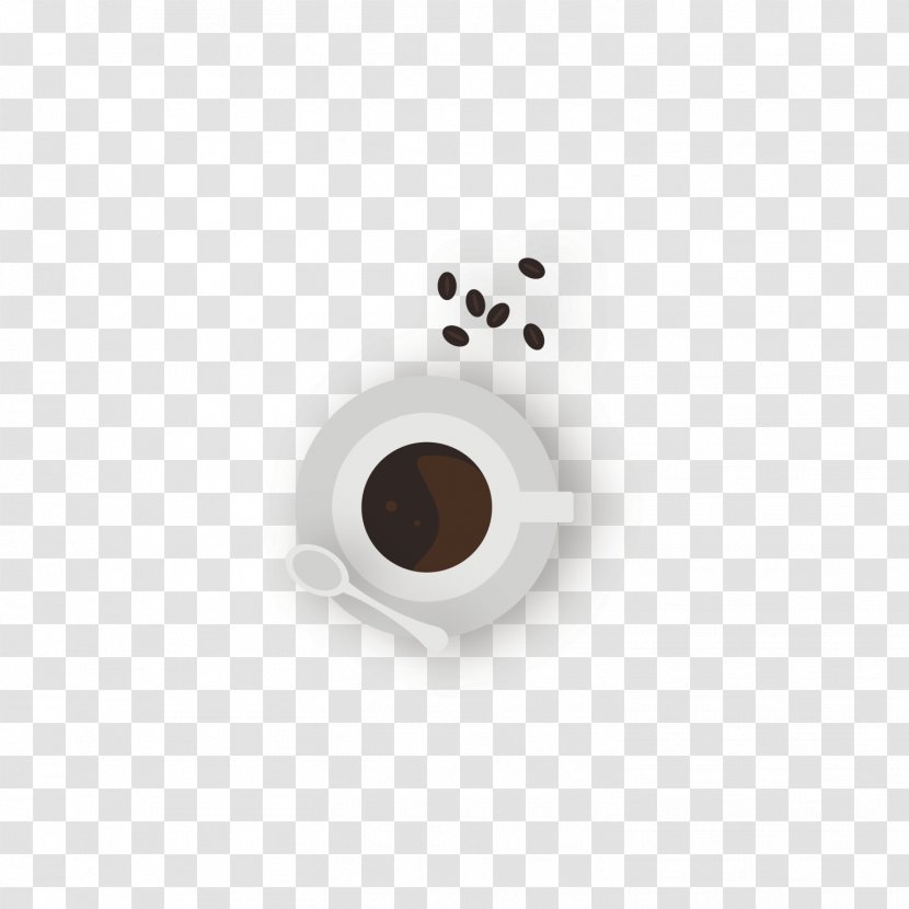 Coffee Cup Cafe Circle Pattern - A Of And Beans Transparent PNG