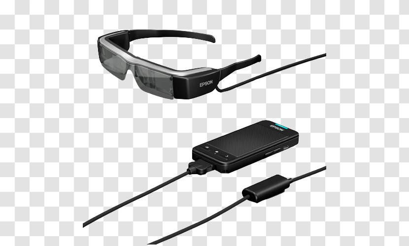 Head-mounted Display Smartglasses Epson Google Glass Augmented Reality - Hardware - Periphery Transparent PNG