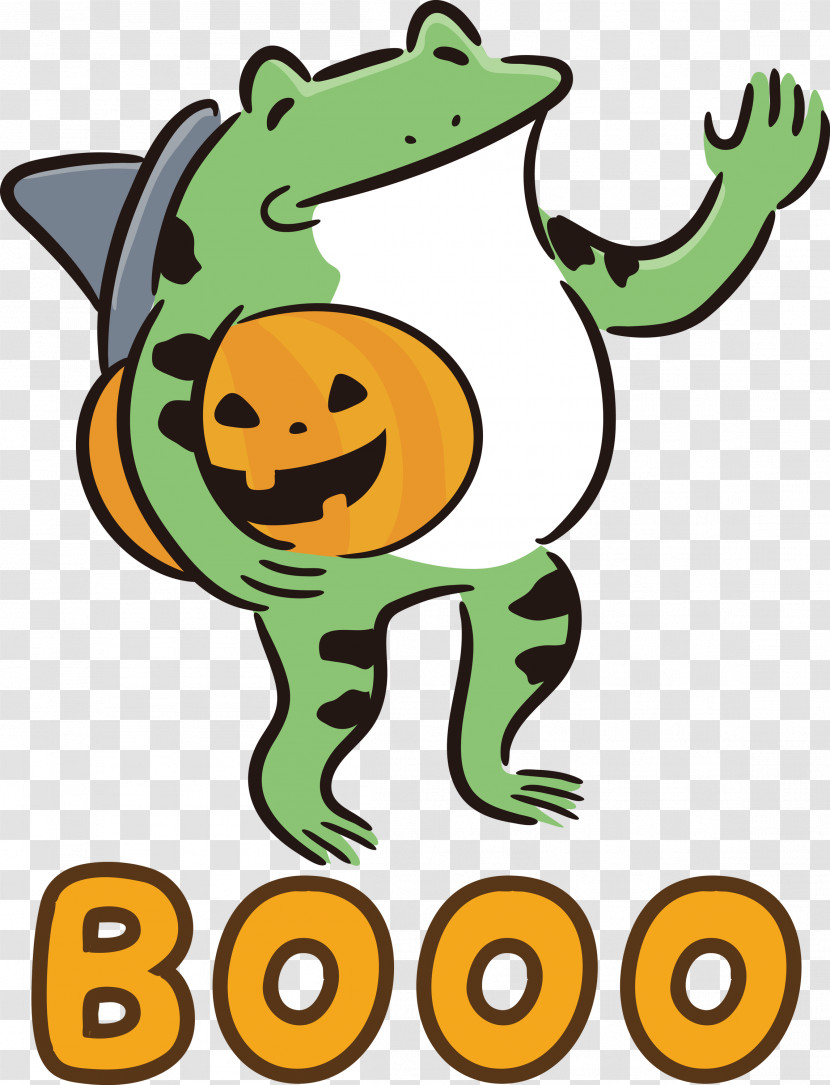 Booo Happy Halloween Transparent PNG
