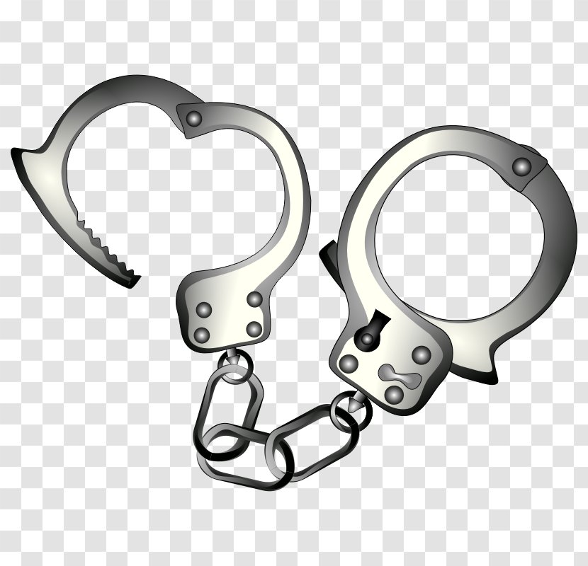 Clip Art - Presentation - Handcuff Transparent PNG