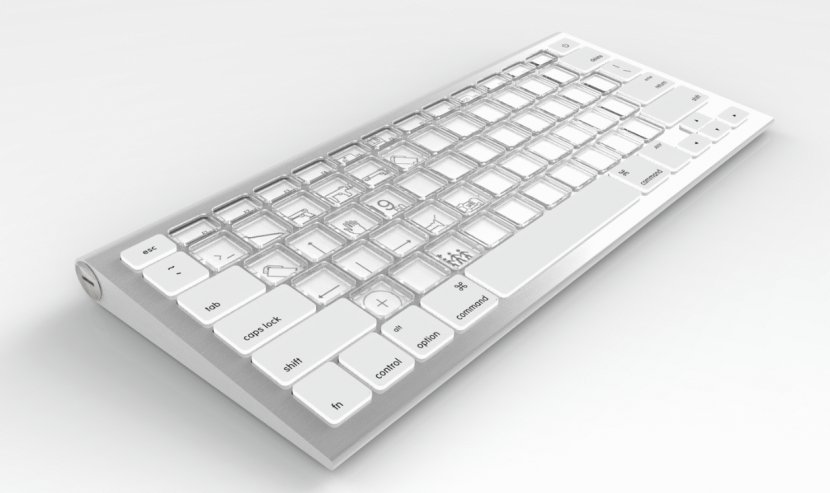 Computer Keyboard E Ink Shortcut Apple Display Device - Space Bar Transparent PNG