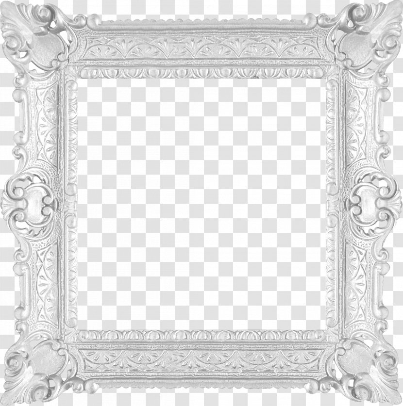 White Picture Frame Clip Art - Molding Transparent PNG
