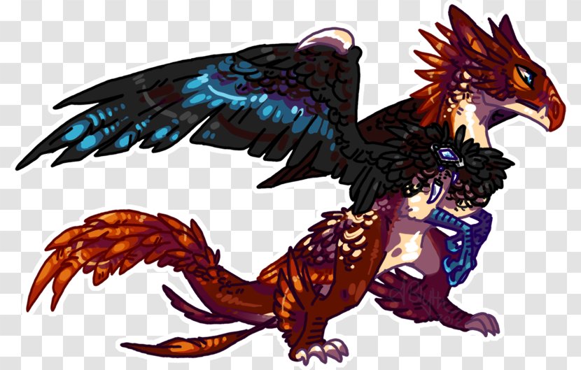 Dragon DeviantArt Illustration Pixel Sunset - Mythical Creature Transparent PNG