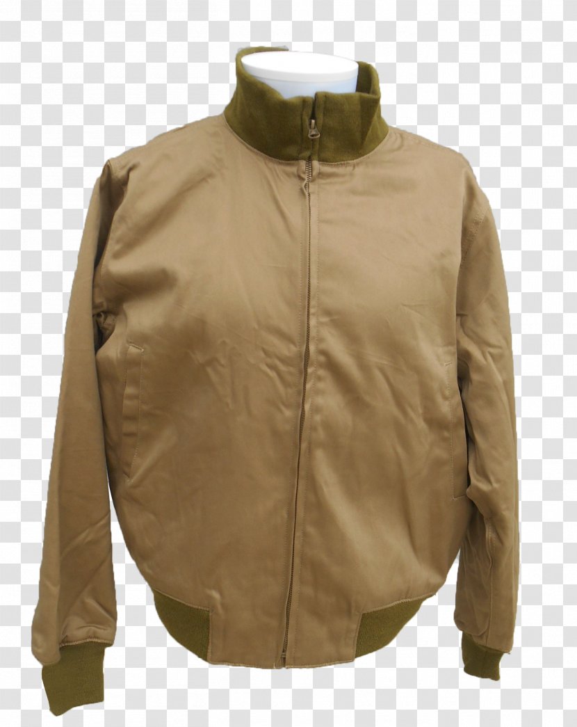 Jacket Polar Fleece Khaki - Sleeve Transparent PNG