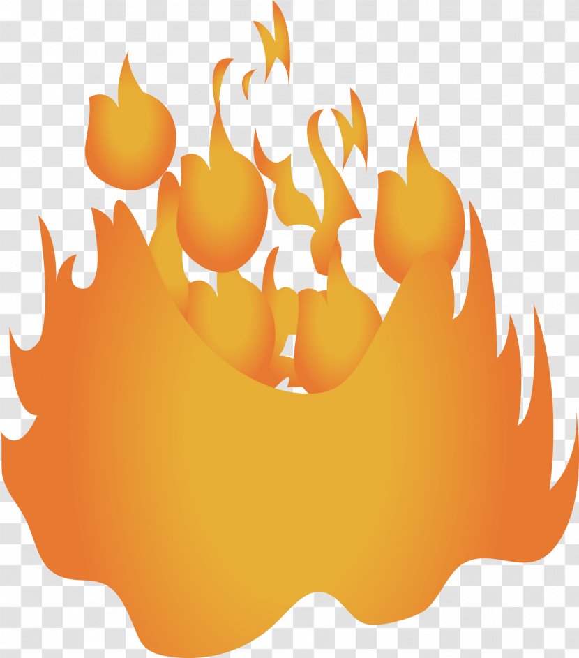 Clip Art - Food - Flame Vector Element Transparent PNG