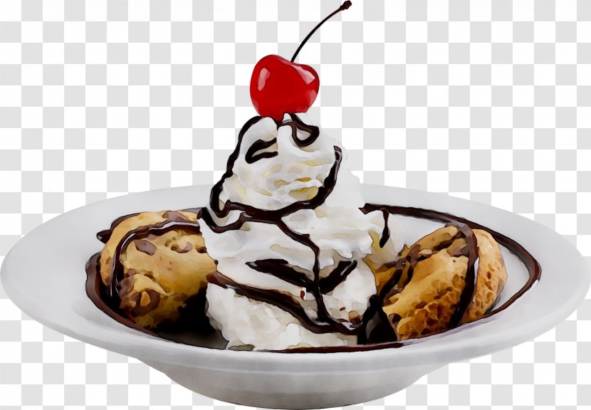 Sundae Chocolate Ice Cream Dame Blanche Syrup - Dairy Transparent PNG