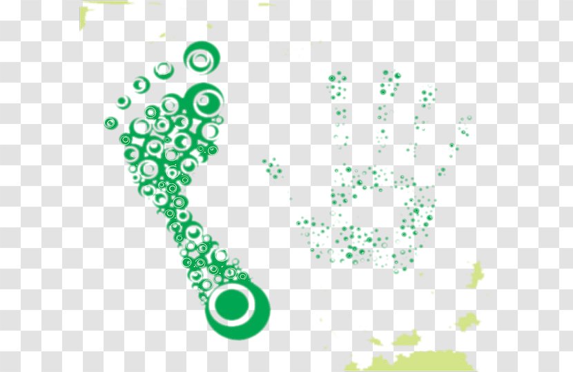 Green Hand - Palm Footprints Transparent PNG