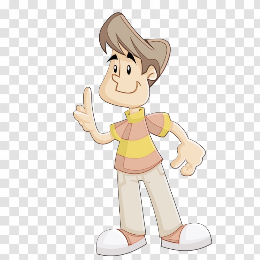 Watercolor Cartoon - Child Animation Transparent PNG
