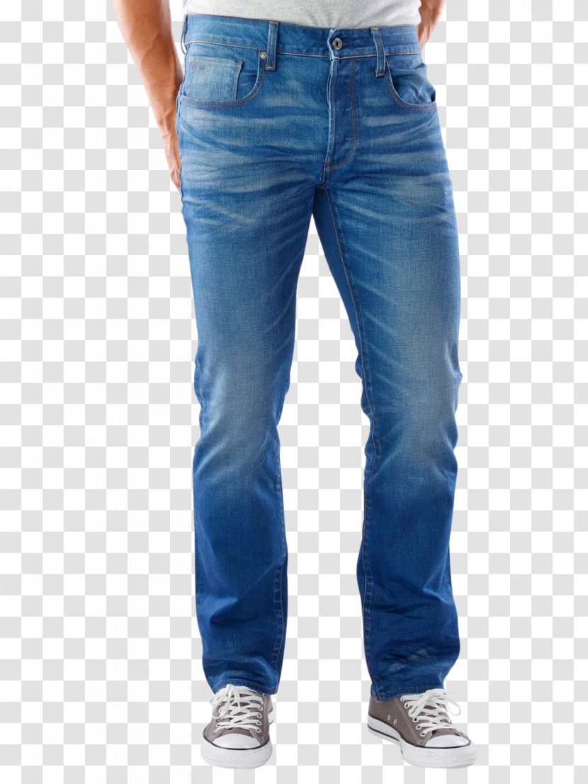Jeans Denim Amazon.com Bleach Clothing - Cobalt Blue - Straight Pants Transparent PNG