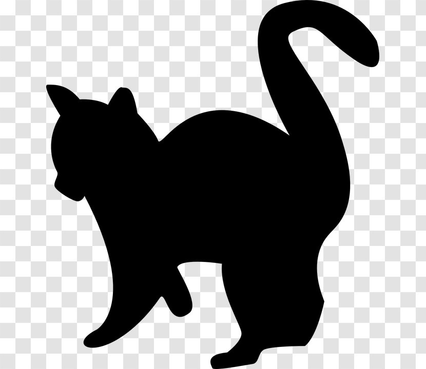 Cat Silhouette Clip Art Transparent PNG