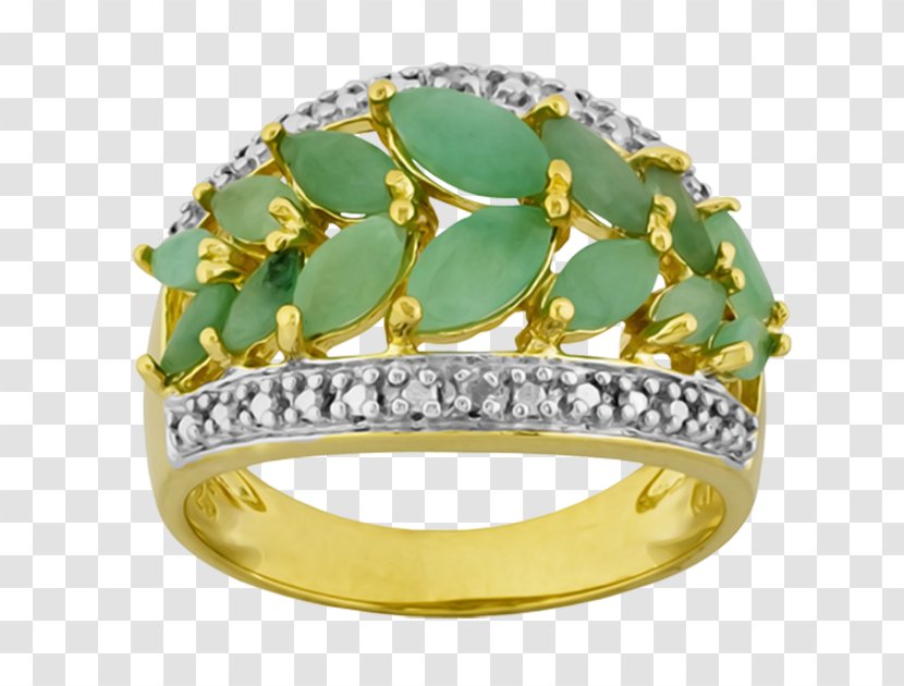 Emerald Gold Diamond Transparent PNG