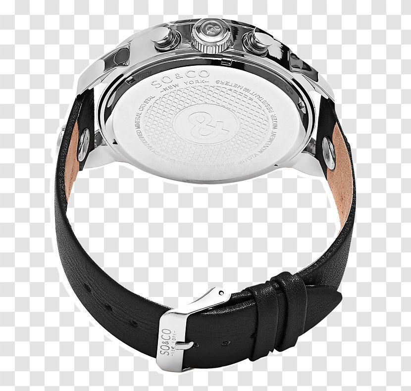 Analog Watch Strap Clock Leather - Metal - Bezel Transparent PNG