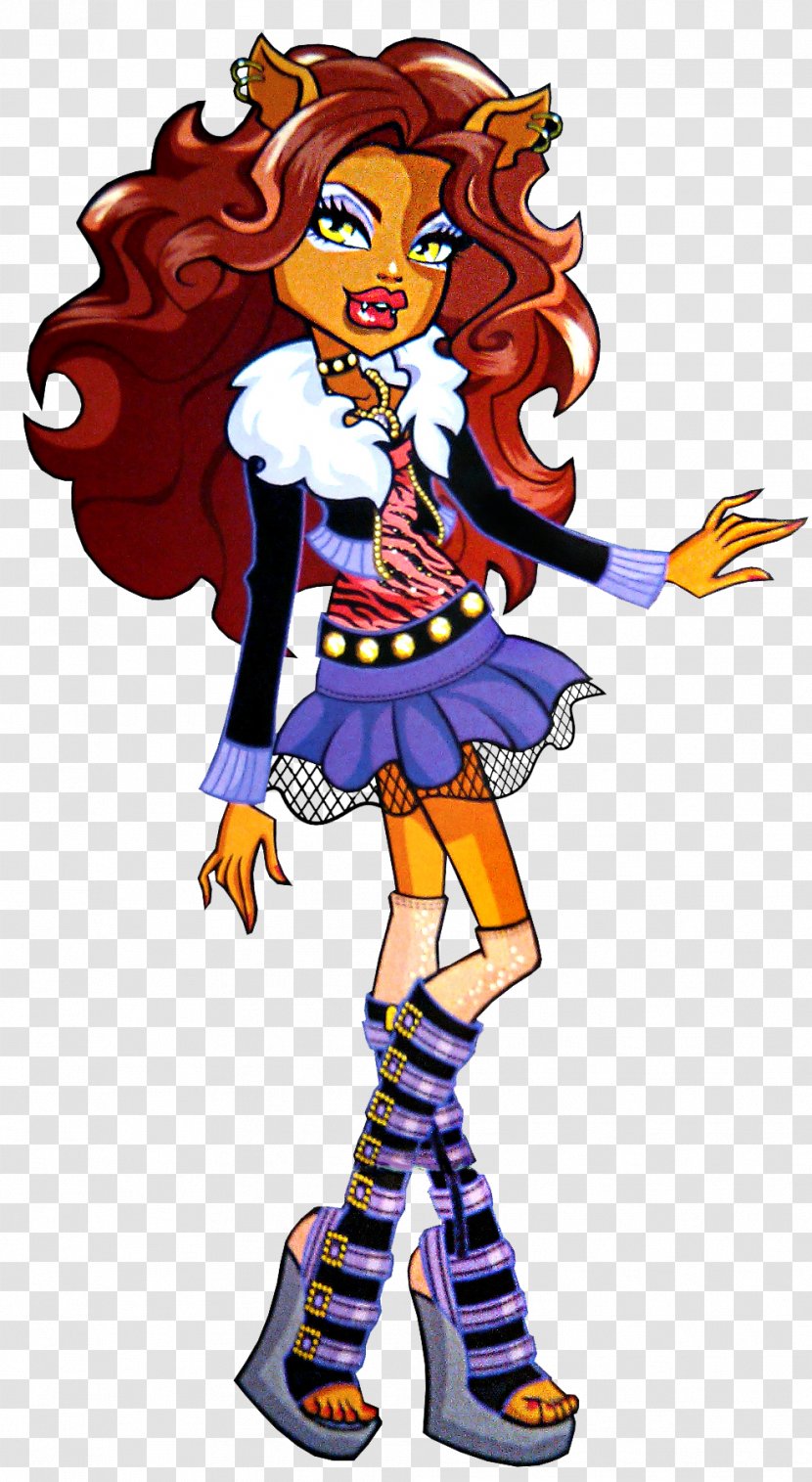 Gray Wolf Monster High Original Gouls CollectionClawdeen Doll Cleo DeNile - Heart Transparent PNG