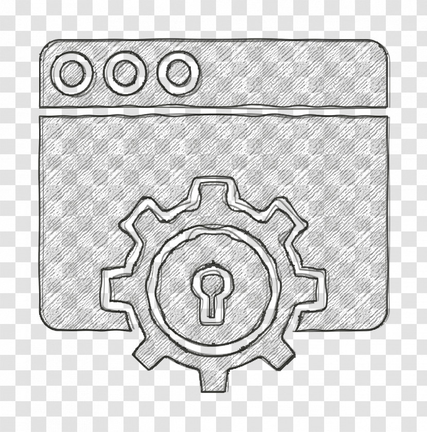 Lock Icon Cyber Icon Web Icon Transparent PNG
