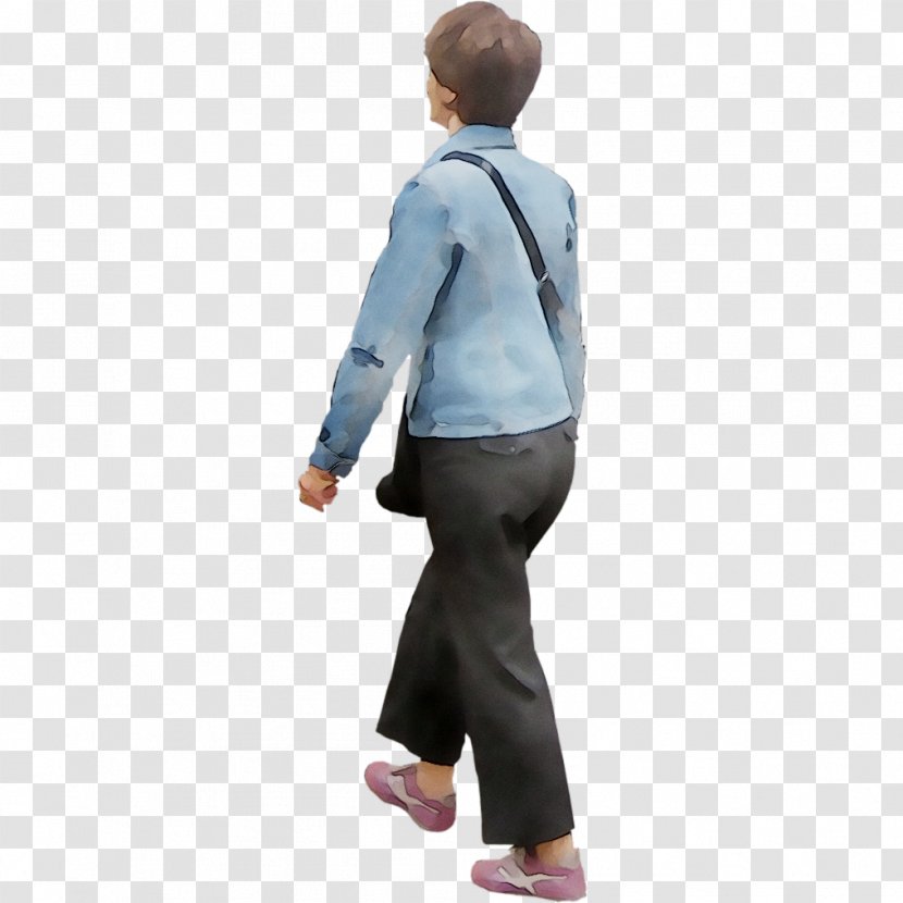 Walking Image Adobe Photoshop Drawing - Jacket - Sleeve Transparent PNG