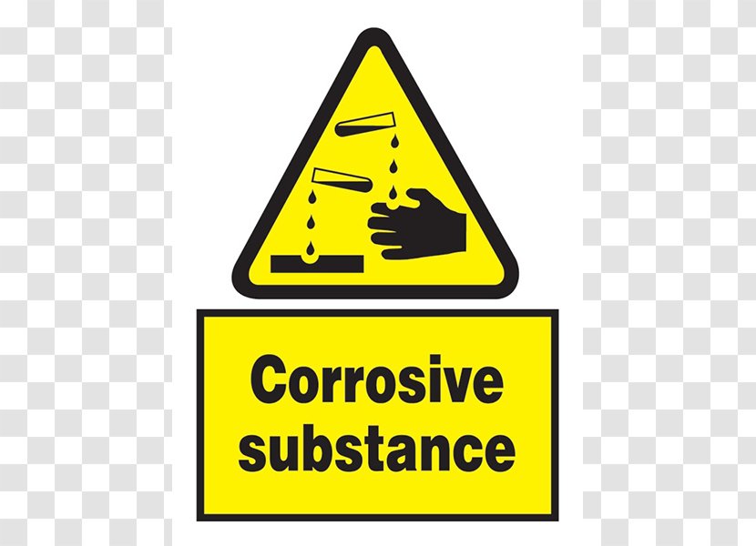 Corrosive Substance Sulfuric Acid Corrosion Hazard Symbol - Signage Transparent PNG