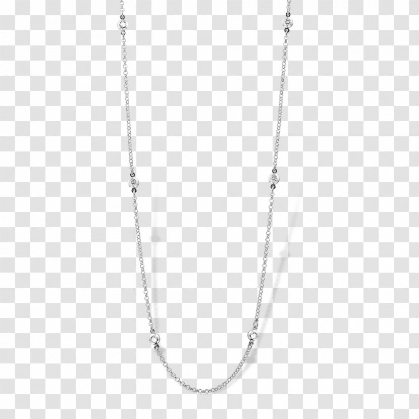 Necklace Silver Swarovski AG Chain Jewellery - Jewelry Design Transparent PNG