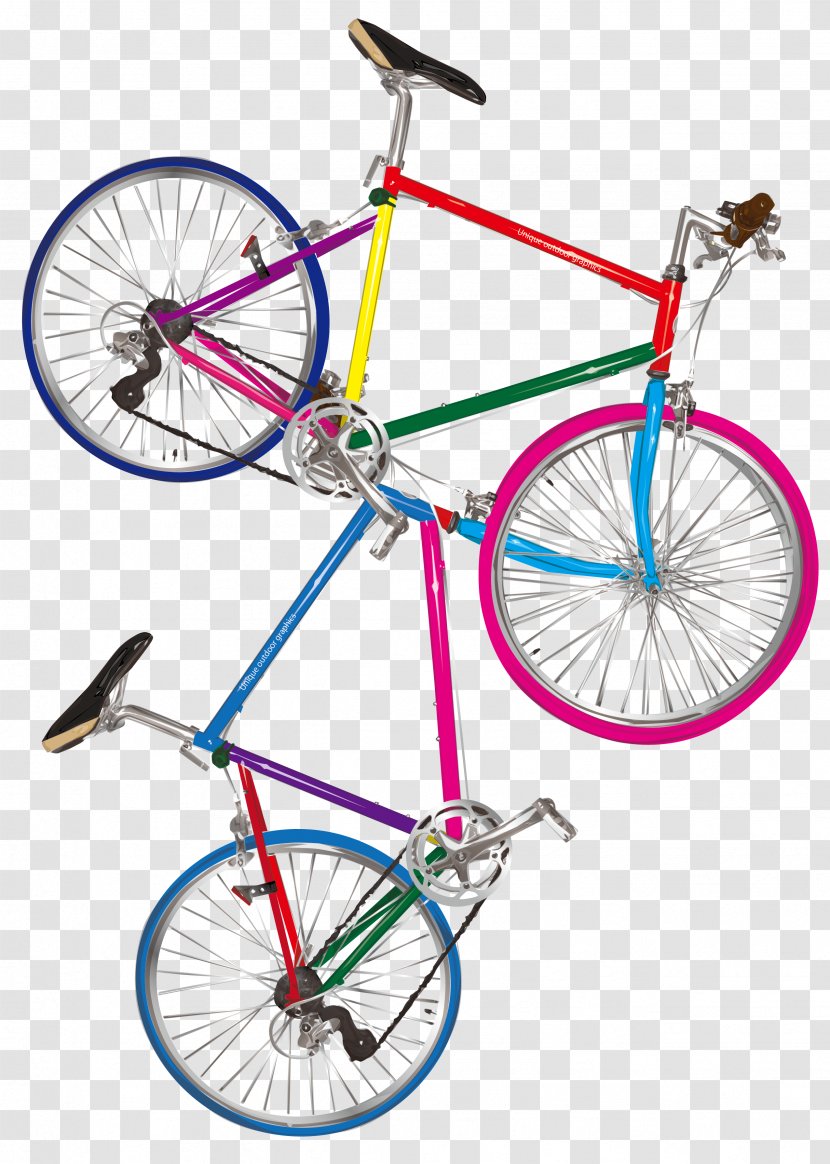 Bicycle Frames Wheels Saddles Road - Wheel - Vehicle Transparent PNG