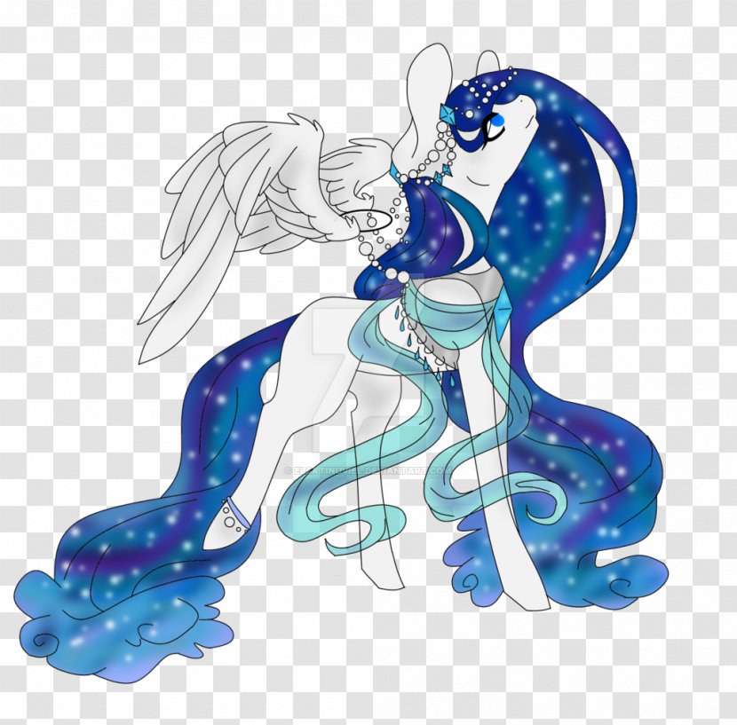 Fairy Horse Costume Design - Watercolor - Silk Satin Transparent PNG