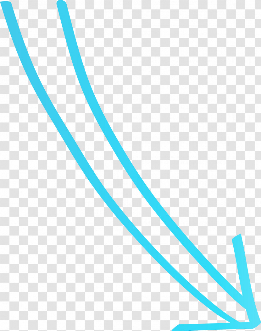 Turquoise Teal Line Transparent PNG