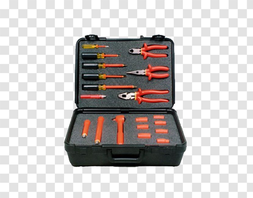Set Tool Electrician Boxes Screwdriver - Tools Transparent PNG