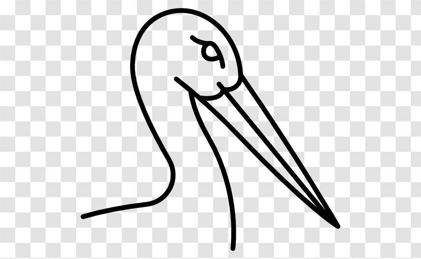 Beak Bird White Stork - Neck Transparent PNG