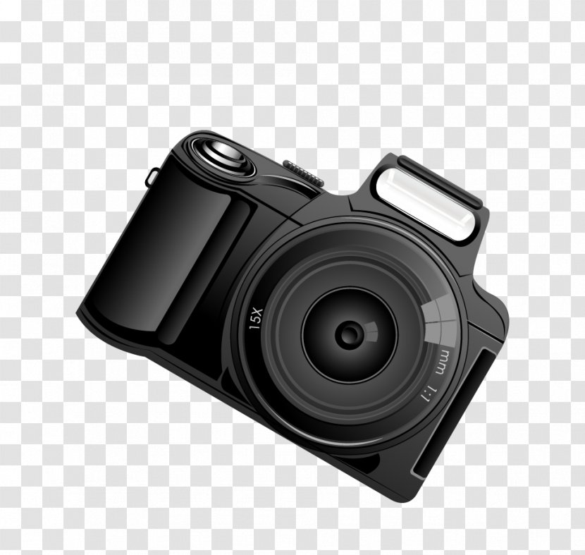Digital SLR Camera Lens - Slr - Vector Material Transparent PNG