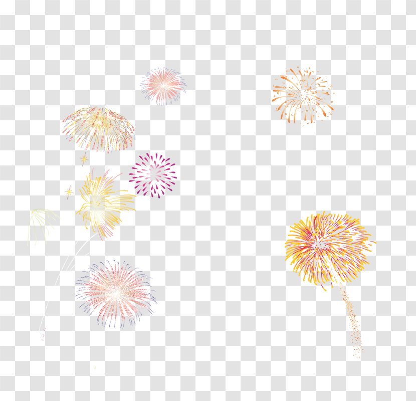 Fireworks Download - Petal - Colorful Transparent PNG