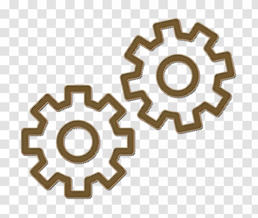 Strategy And Managemet Icon Gears Gear - Symbol Transparent PNG
