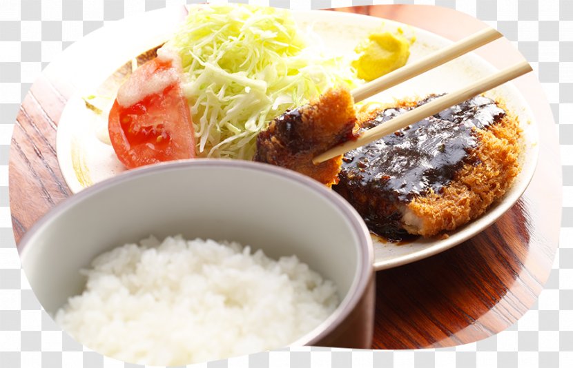 Bento Tonkatsu Menchi-katsu Korokke Okazu - Plate Lunch - TONKATSU Transparent PNG