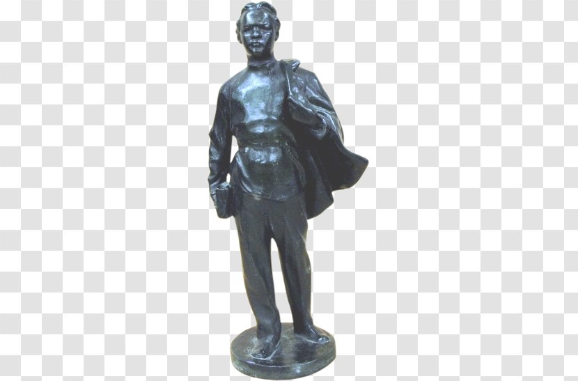 Vladimir Russian Revolution Bronze Sculpture Statue - Lenin Transparent PNG
