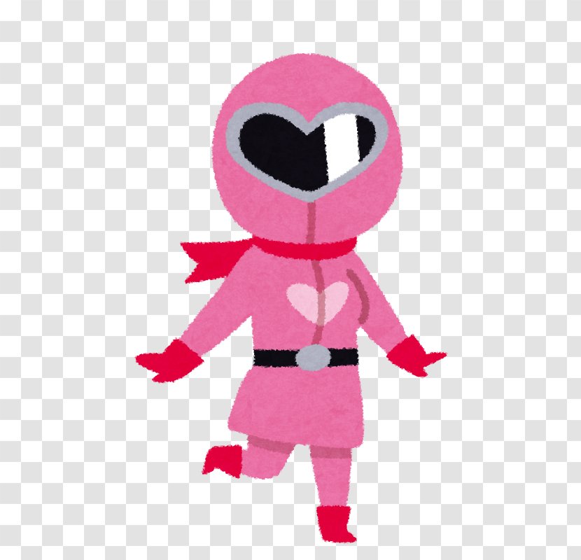 Super Sentai Tokusatsu Character ヒロイン Hero - Heart - Pink Ranger Transparent PNG