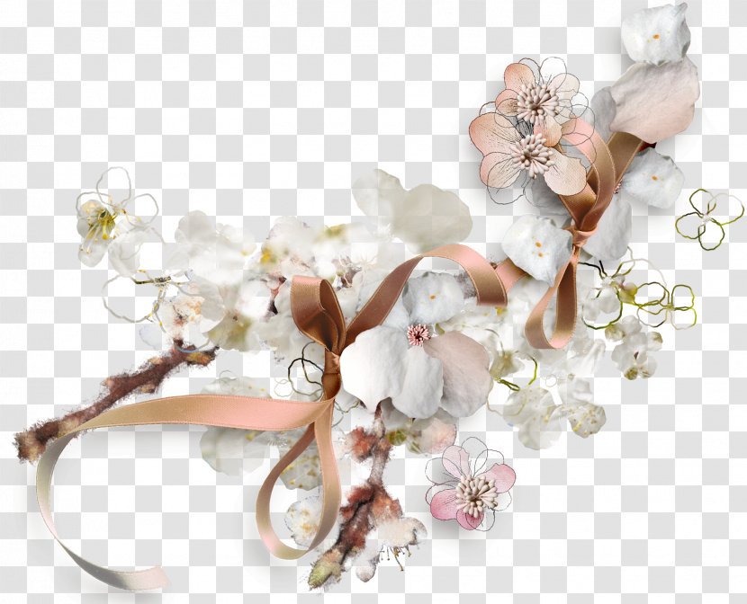 Cherry Blossom Flower Petal - Headpiece Transparent PNG