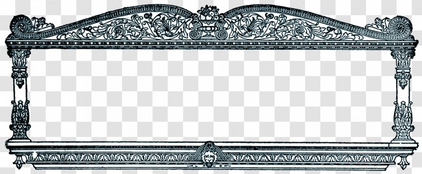 Paper Digital Stamp Postage Stamps Picture Frames - Antique - Vintage Border Transparent PNG