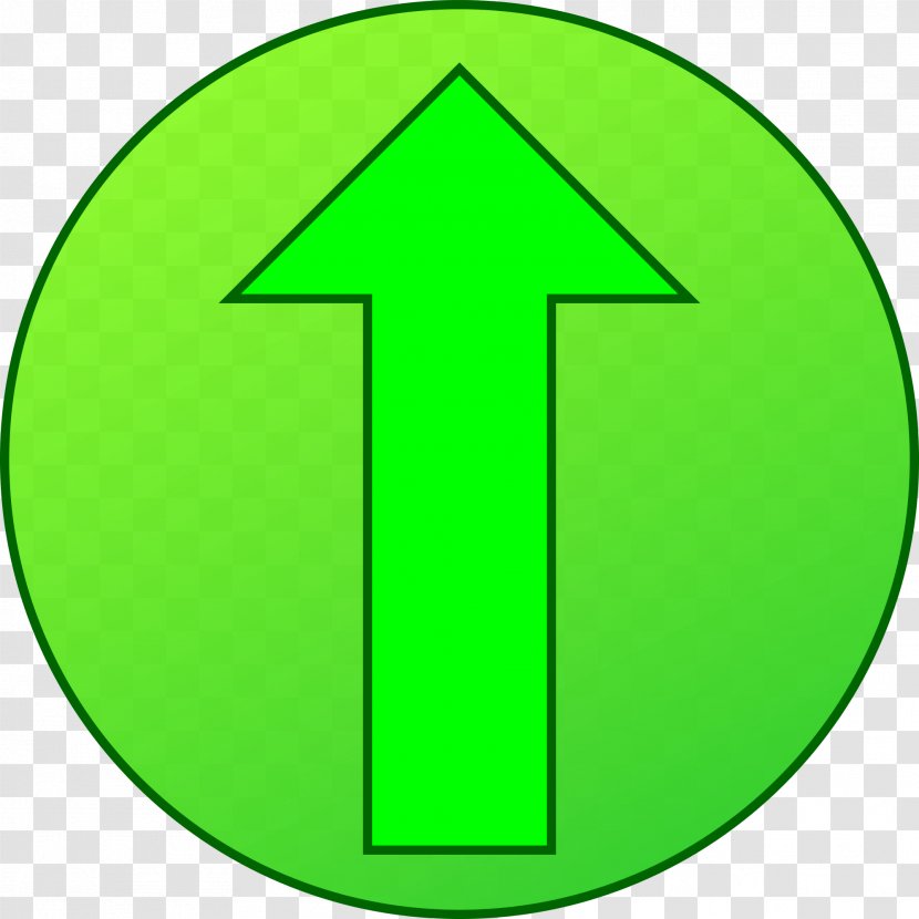Circle Green Arrow Symbol Clip Art - Button - Up Transparent PNG