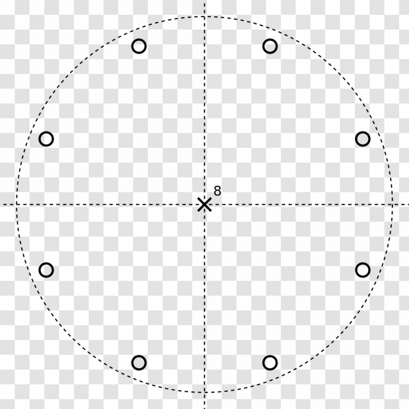 Circle Point Angle Pattern - Clock Transparent PNG
