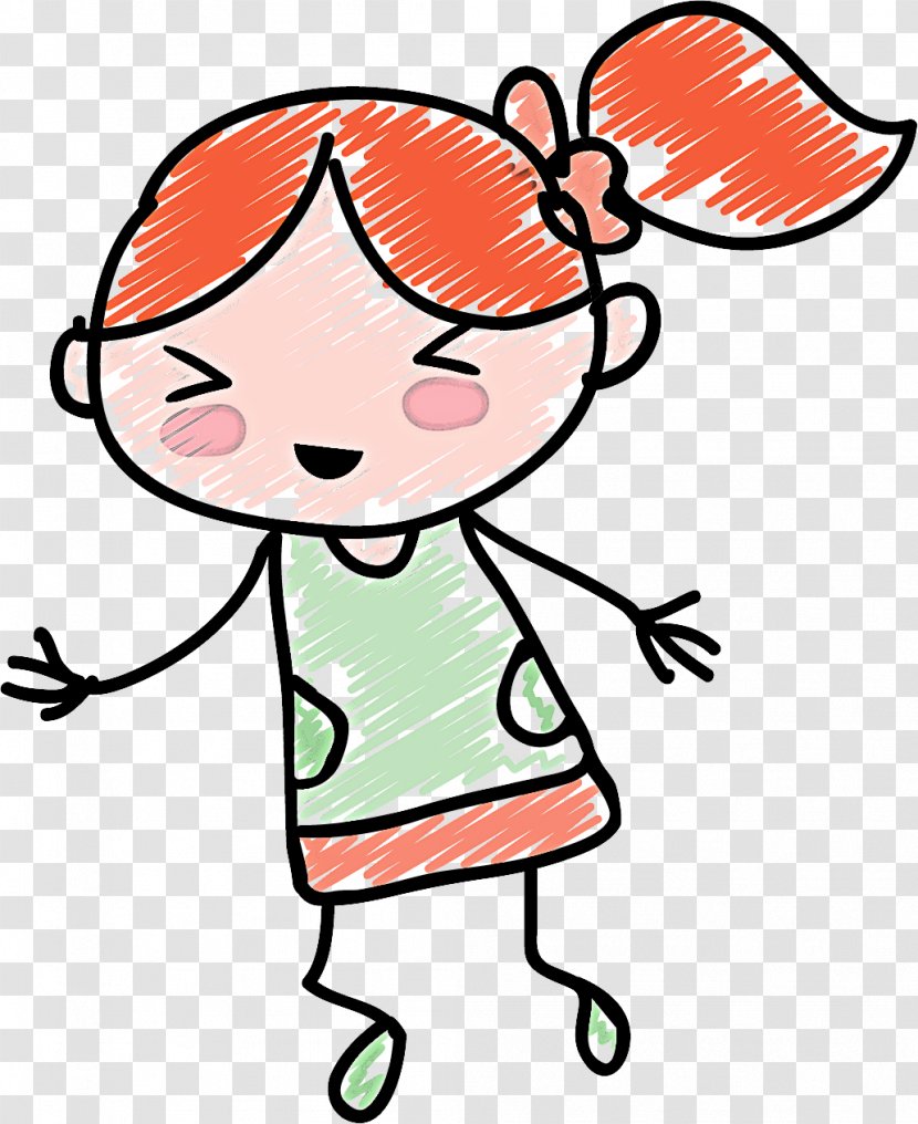 Cheek Cartoon Pink Finger Child - Pleased Transparent PNG