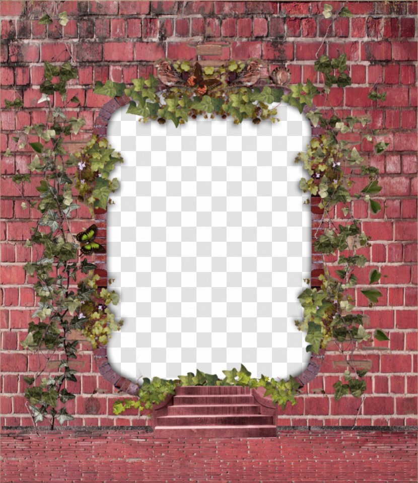 Brick Wall Picture Frames - Red Chinese Wind Frame Texture Transparent PNG