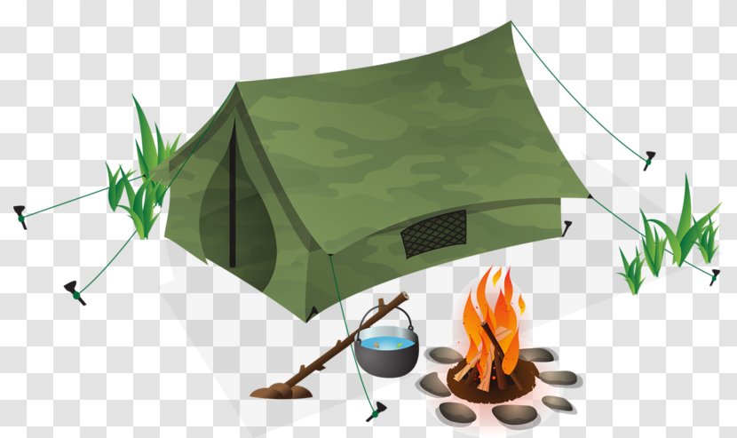 Camping Tent Outdoor Recreation Picnic - Green House Transparent PNG