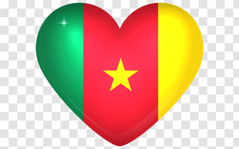 Pickerington Heart Cameroon Flag Royalty-free Transparent PNG
