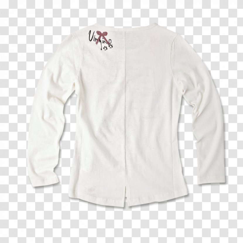 Long-sleeved T-shirt Sweater - White Transparent PNG