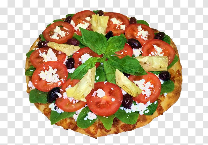 California-style Pizza Vegetarian Cuisine Sicilian Recipe - Salad Transparent PNG