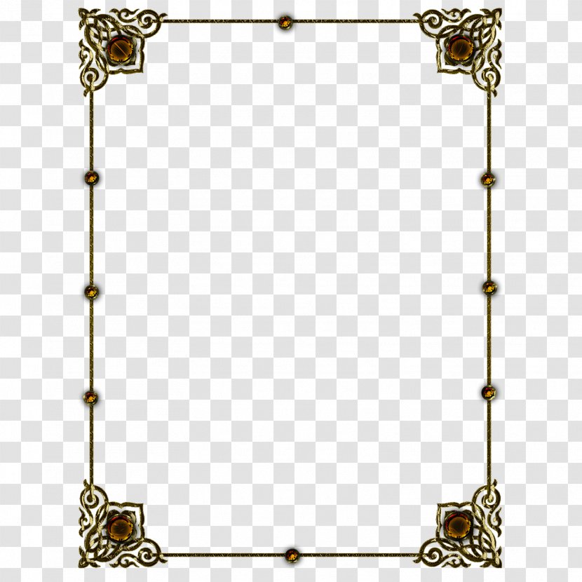 Picture Frames Cenefa Photography Mirror - Golden Frame Transparent PNG