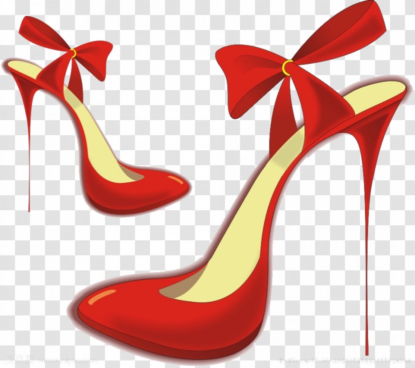 High-heeled Footwear Shoe Sandal - Watercolor - Women's High Heels Transparent PNG