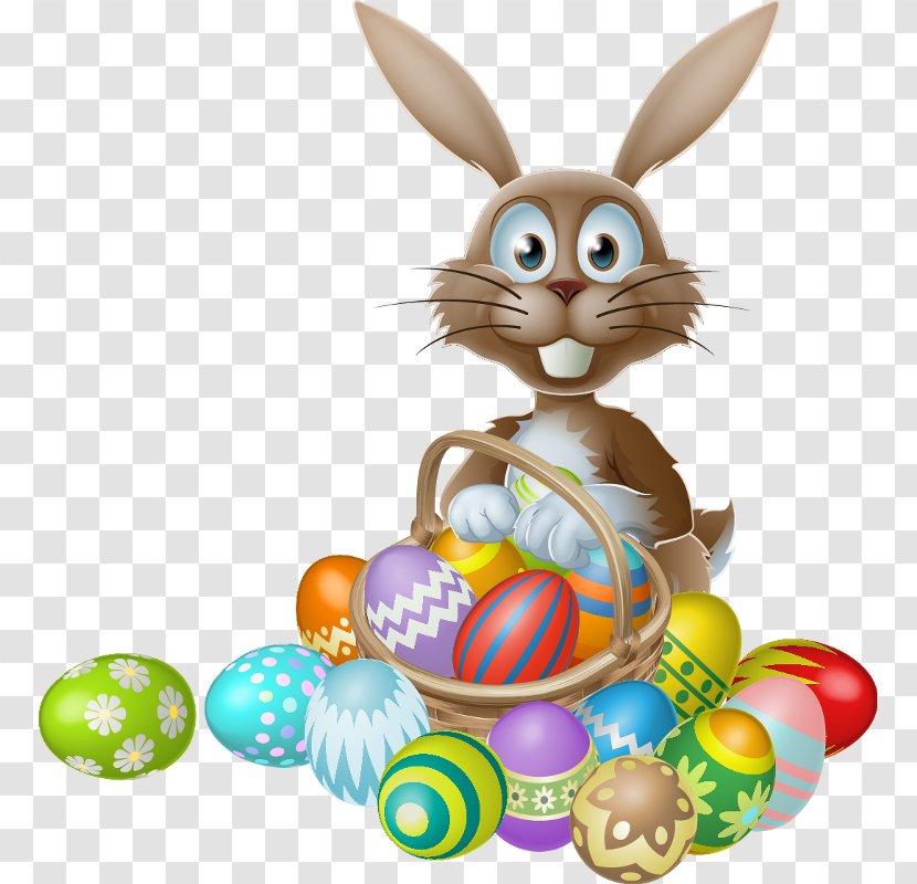 The Easter Bunny Hare Egg Transparent PNG