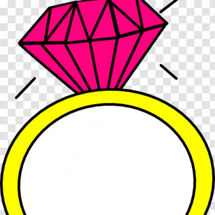 Clip Art Engagement Ring Wedding - Yellow Transparent PNG