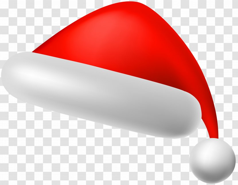 Red - Christmas Hat Transparent Clip Art Transparent PNG