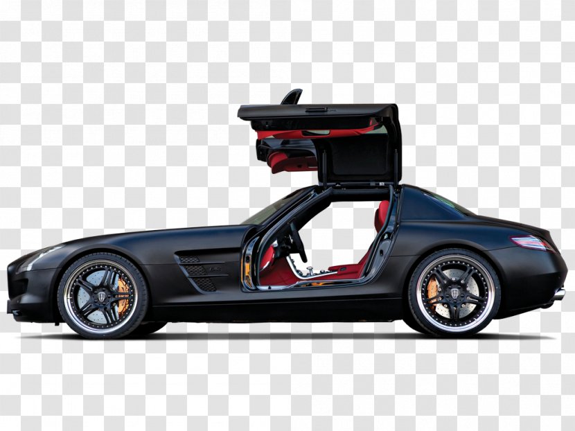 Mercedes-Benz SLS AMG Car Tuning Gull-wing Door - Rim - Mercedes Image Transparent PNG