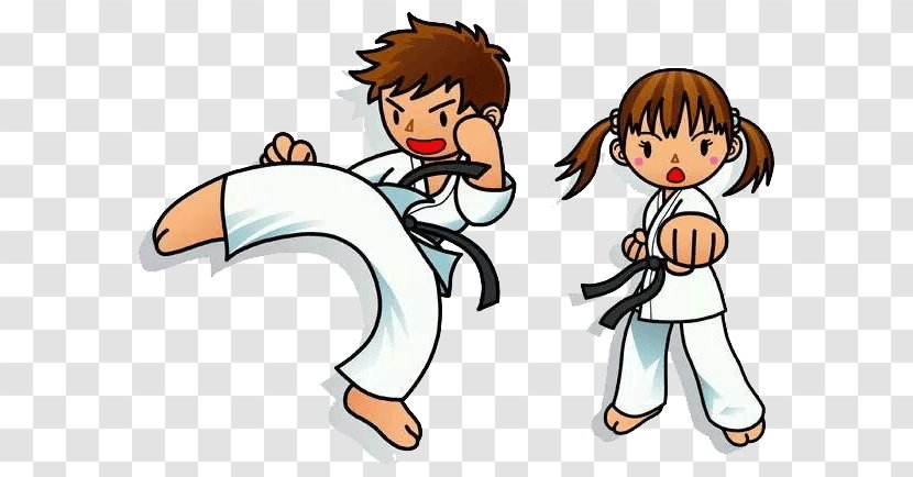 Karate Taekwondo Self-defense Martial Arts Sports - Silhouette Transparent PNG